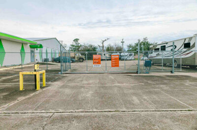 Facility gate at Mini Mall Storage in Lake Charles