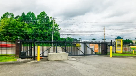 secure fenced and gated storage facility
