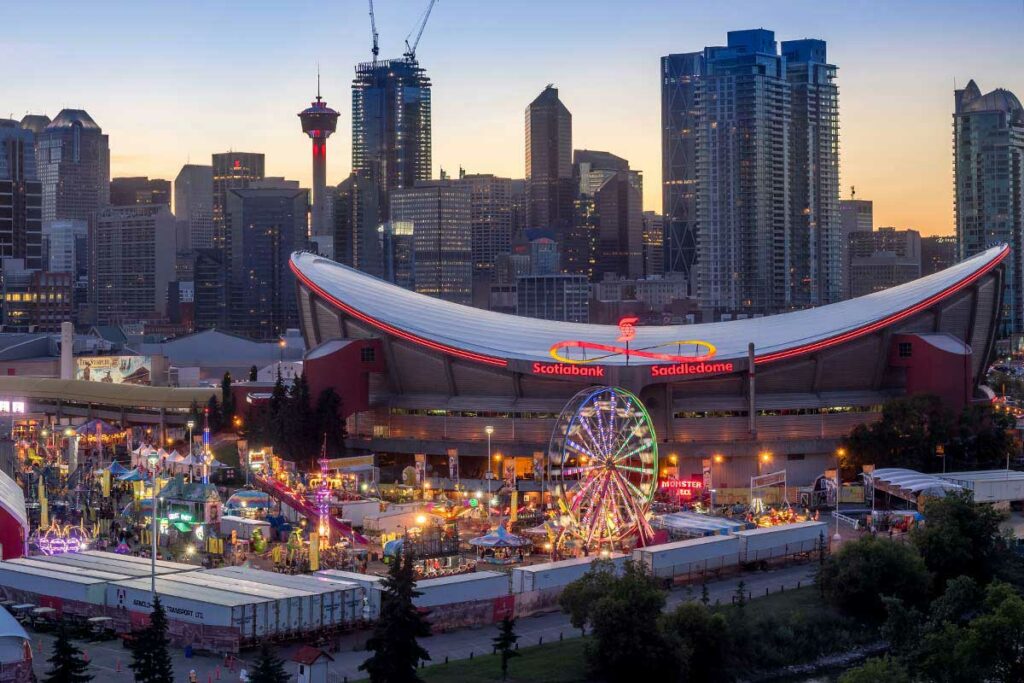Saddledome in Calgary, AB