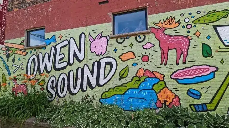 Owen Sound, ON wall mural