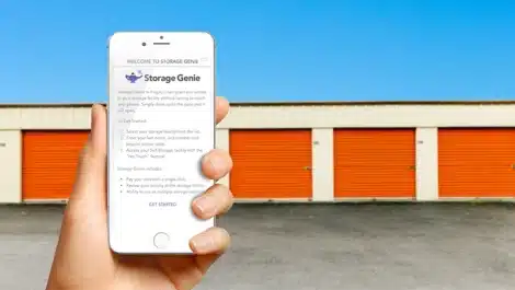 Mini Mall Storage storage genie app for easy access