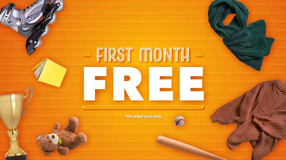 first month free storage